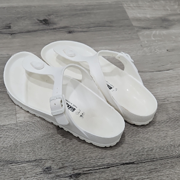 Birkenstock Gizeh Eva WHITE Size38/7.5 - Picture 4 of 5